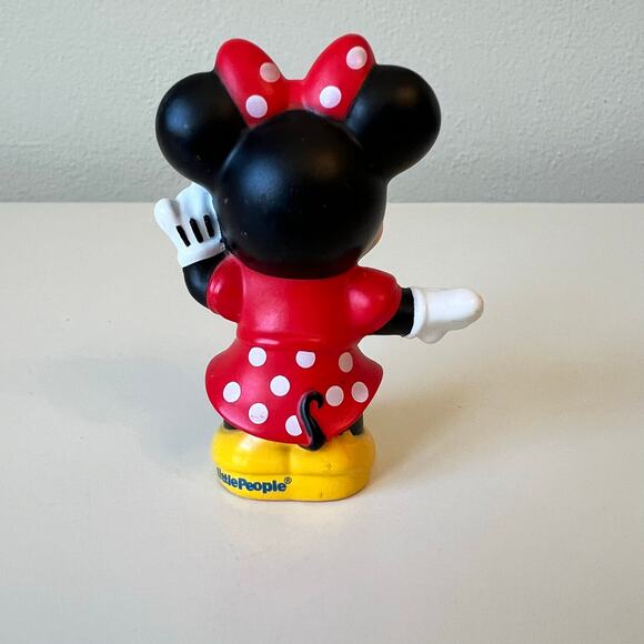 Fisher-Price Minnie Mouse in Pink Glasses Red White Polka dot Dress 2014 - Picture 3 of 5